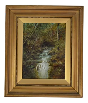 English Landscape-Oil on Artist Board