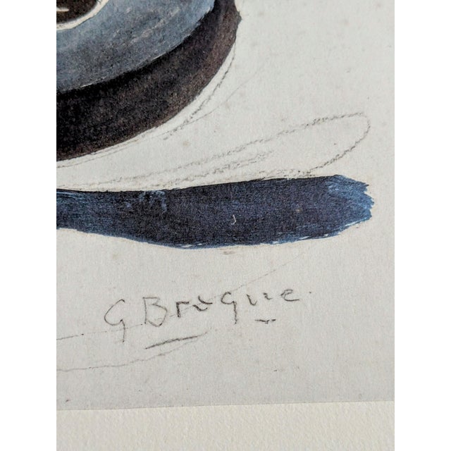 Georges BRAQUE (1882-1963) - Still Life - Phototype signed in the plate, 1962 Phototype (Atelier Lichtdruck) Unsigned...