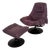 Set of Vintage Regent Leather Chair with Ottoman from Ekornes Stressless, 1980s For Sale