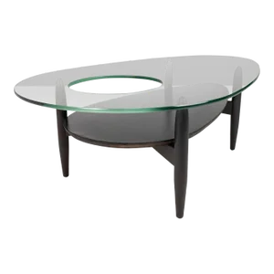 Sculptural Coffee Planter Table in Ebonized Walnut by Adrian Pearsall for Craft Associates - Model R1917-TGT, circa 1950s