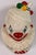 Vintage Hand-Painted Ceramic Clown Cookie Jar With Ruffled Collar, Whimsical Folk Art Storage Canister For Sale - Image 9 of 9