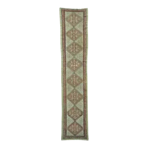 Antique Persian Serab Wool Runner Rug