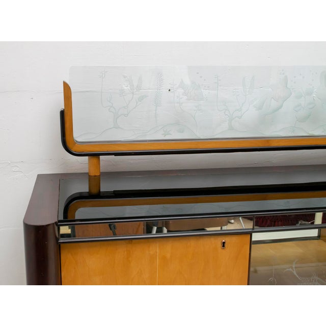 Osvaldo Borsani Italian Sideboard by Osvaldo Borsani for Arredamenti Borsani, 1950s For Sale - Image 4 of 18