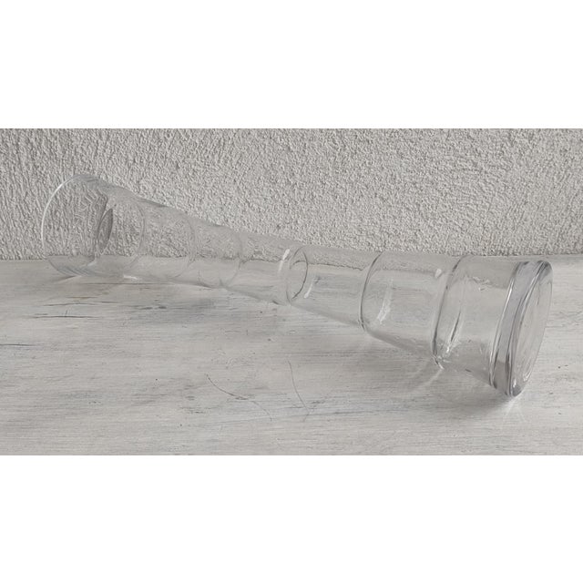 Tubular Vase by Olle Brozen for Kosta Boda, 1980s For Sale - Image 3 of 7