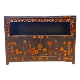 19th Century Hand-Painted Buffet Cabinet For Sale