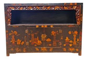 Hand-Painted Display Cabinet