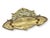 Mid 20th century brass filigree letter rack inspired by Victorian designs and marked Hong Kong, circa 1950. Featuring...