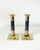 Vintage Gilded Brass Candlesticks, 1970s, Set of 2 For Sale - Image 13 of 13