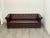 Oxblood Red Leather Chesterfield Sofa For Sale - Image 10 of 11