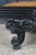 Rare Antique Anglo-Indian Ceylonese Ebony Carved Woven Wicker Footstool 18" For Sale - Image 14 of 16