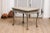 Mid 18th Century 1750s Swedish Rococo Gray Painted Tea Table with Tray Top and Ball and Claw Feet For Sale - Image 5 of 12