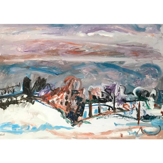 Jean Krillé, Tableau No. 36, Oil on Wood For Sale - Image 7 of 7