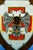 Ceramic 20th Century Heraldic Plaques in Ceramic on Wood by Antonella Salemi for Freemasonry Scottish Rite, 1970s, Set of 4 For Sale - Image 7 of 18