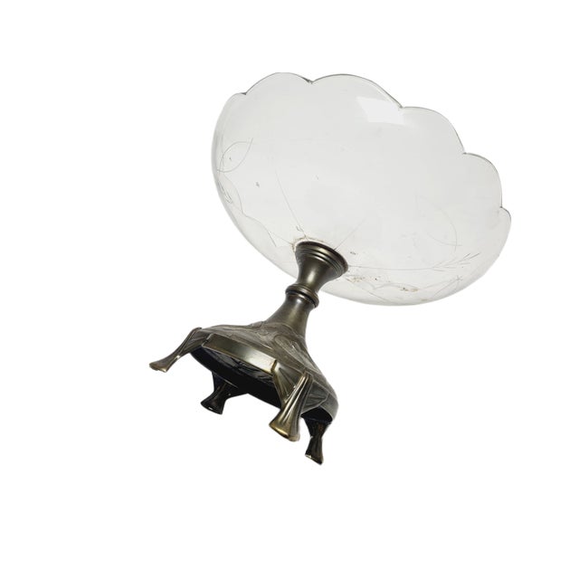 Art Nouveau Bowl on Stand, Germany, 1900s For Sale - Image 12 of 15