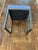 Contemporary Pair of Desiron Blue Upholstered Stools With Steel Base For Sale - Image 3 of 11