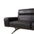 Gray Monroe Leather Corner Sofa in Grey Anthracite and Wood Brown with Right Chaise Lounge and Manual Function from Koinor For Sale - Image 8 of 18