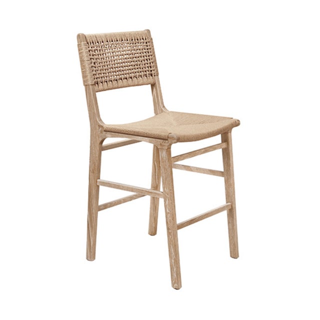 New special order item. The Astrid counter stool is a can't miss complement to your kitchen island. With a woven back and...