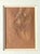 Vintage Portrait Drawing in Frame For Sale - Image 11 of 13
