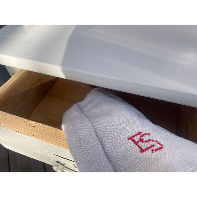 Cream Antique Chest of Drawers For Sale - Image 8 of 18