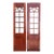 Vintage Solid Mahogany and Beveled Glass Single Interior Room Divider Doors - A Pair For Sale