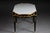 White 1960s Designer Couch Table in Louis XVI Black, White Marble For Sale - Image 8 of 10