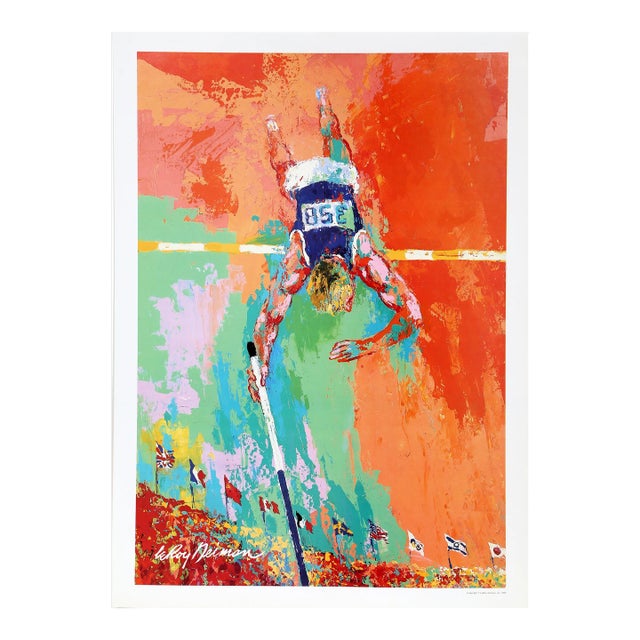 Pole Vaulter, LeRoy Neiman For Sale
