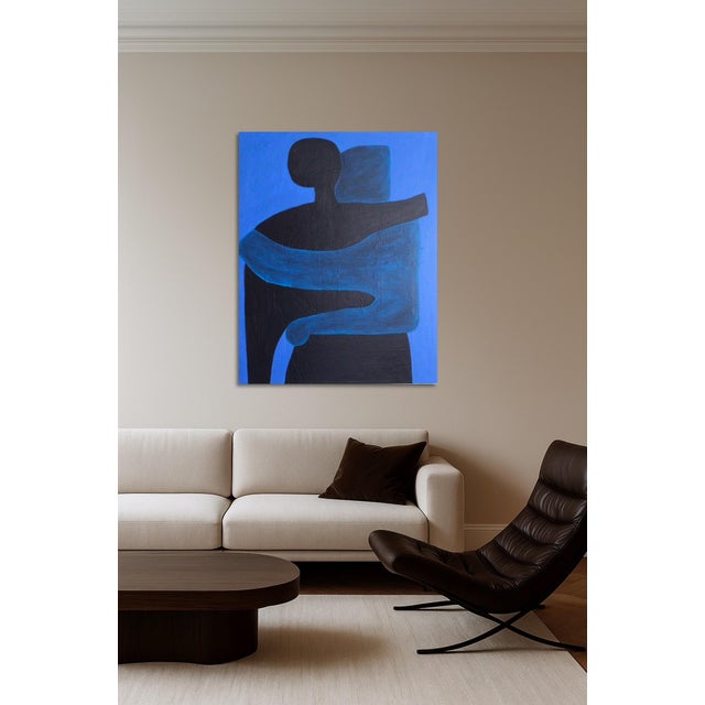 Bodasca, Can I Hold You Blue, 2026, Acrylic on Canvas For Sale - Image 7 of 12
