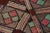 Textile Antique Hooked Rug With Brown, Red and Blue Geometric Patterns, From Rug & Kilim For Sale - Image 7 of 7