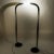 Vintage Italian Floor Lamps in Lacquered Iron and Chromed Metal, 1970s, Set of 2 For Sale - Image 4 of 9