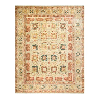 Mogul Collection Hand-Knotted Area Rug - Ivory 8' 3" x 10' 5" For Sale