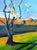 Oil on artist board painting by San Francisco artist Michael William Eggleston(American, 20th century). Unsigned, from a...