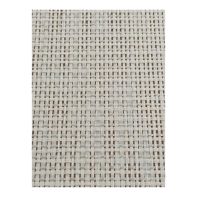 Single Roll of Phillip Jeffries Tidal Weave Whitecap Wall Covering For Sale