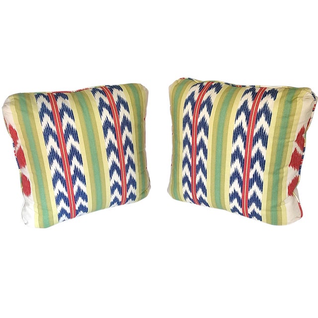 2010s Brunschwig & Fils Chenonceaux Double-Sided 20” Pillows- a Pair For Sale - Image 5 of 10