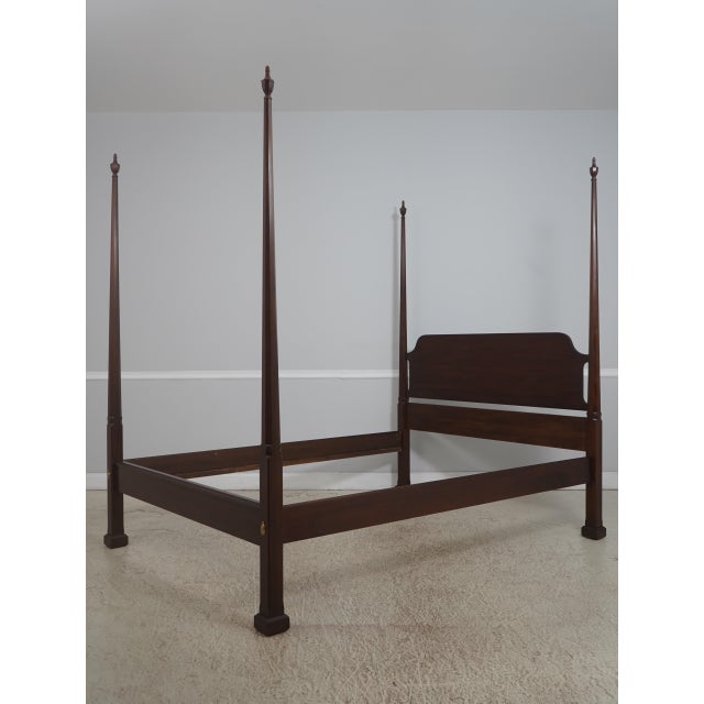 Age: C.1979 Details: Model 170 5/0 Mahogany High Quality Construction Traditional Style Tapered Posts Offered At A...