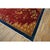 1920s Red Floral Modern Antique Chinese Art Deco Knotted Wool Room Size Rug For Sale - Image 4 of 8