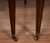 Brown 1930s Pair of Brandt English Regency Mahogany Side Tables / End Tables For Sale - Image 8 of 16