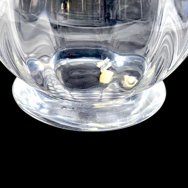 Baccarat “Fleur-De-Lys” Wheel-Engraved Decanter, Signed For Sale - Image 11 of 13