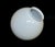 Vintage French White Glass Globe Light Lamp Shade Modern Excellent For Sale - Image 9 of 11