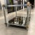 Maison Jansen 1980s Mid-Century Modern Chrome & Brass Tiered Glass End Table For Sale - Image 4 of 13