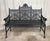 Early 20th Century McLean Style Curtain Bench, Heavy Cast Iron For Sale - Image 6 of 6