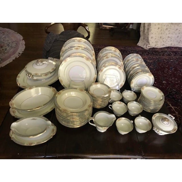 Rose China　食器　12枚セット Made in Occupid Japan, Rose China Set for 12 Dinnerware, 83