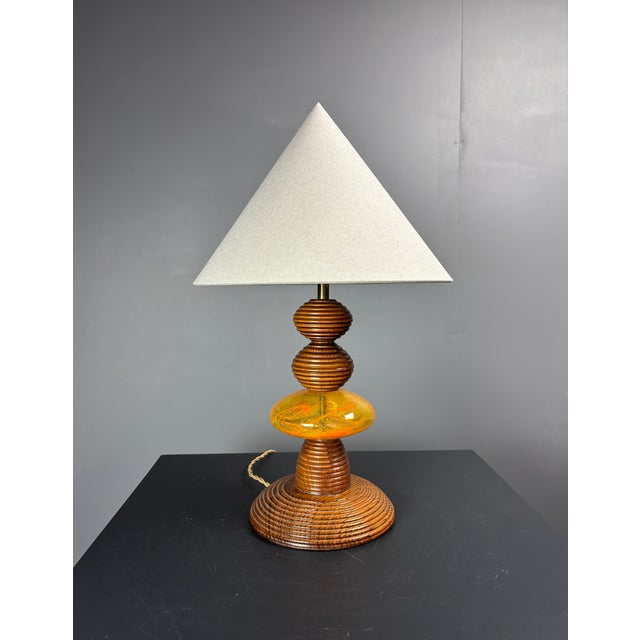 Metal Mid-Century Modern Adjustable Table Lamp with Glass Sphere, 1970s For Sale - Image 7 of 18