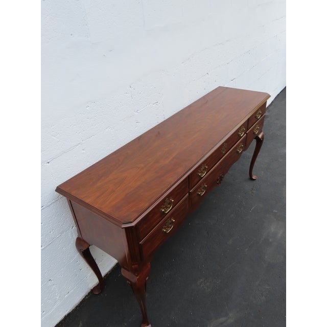 Drexel Long Narrow Library Console Entry Table 6394 For Sale - Image 10 of 17