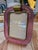 1970s Pink Murano Glass Picture Frame For Sale - Image 5 of 6