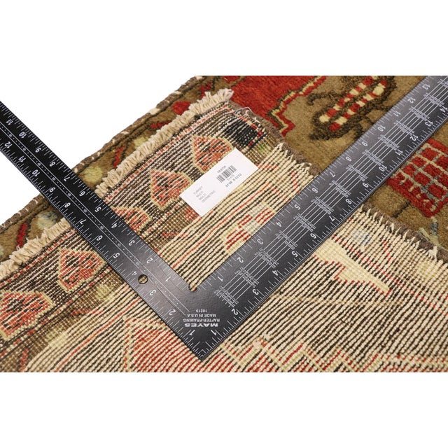 Mid 20th Century Vintage Turkish Yastik Rug - 01'08 X 03'02 For Sale - Image 5 of 8