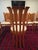 Postmodern A Sibau Set of 8 Post Modern Vintage Italian Sculptural Cherry Wood Dining Chairs For Sale - Image 3 of 8
