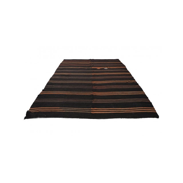 Vintage handwoven decorative kilim rug from Afyon region of Turkey. Approximately 50-60 years old. In very good condition....