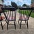 2001 Hitchcock Harvest Stenciled Faux Bamboo Cherry Windsor Dining Chairs, Set of 4 For Sale - Image 10 of 15