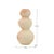 Three rounded spheres stack gracefully atop one another in this Tamegroute vase, tapering gently from a warm terracotta...