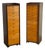 Leather and Walnut Artona Chest of Drawers attributed to Afra & Tobia Scarpa for Maxalto, 1970s, Set of 2 For Sale